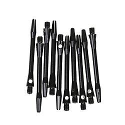 10 Pièces 53mm 2BA Fil Alliage D'aluminium Re-Grooved Dart Stems Arbres Noir tiges de dard