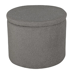 Venture Home Pouf Dunken 51x51x43 cm Teddy Grège