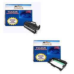 T3Azur Tambour + Toner Lexmark OPTRA E250 / E350 - Compatible 