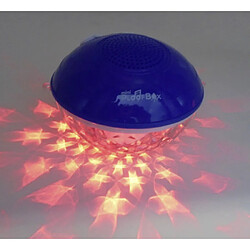 Magneticland Enceinte lumineuse étanche bleue 5W Mini-PLOOFBOX