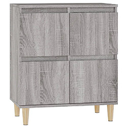 Maison Chic Buffet,Meuble de Rangement,commode pour salon,Cuisine Sonoma gris 60x35x70 cm Bois d'ingénierie -MN64135