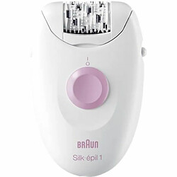 Epilateur - Braun Silk-épil 1 C2 - 20 pinces à épiler - Blanc