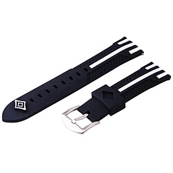 Wewoo Bracelet noir et blanc pour Samsung S3 Simple Fashion Stripes Pattern Montres Bande + 