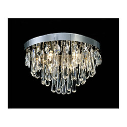 Luminaire Center Plafonnier Sophia 10 Ampoules E14 chrome poli/cristal Coloris : chrome poli Diamètre en Cm : 60 Hauteur en Cm : 37.5 Poids en Kilos : 10 Efficacité énergétique : A++ to D Nombre d'ampoules : 10 Type d'ampoule :