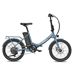 Vélo électrique FAFREES F20 Lasting - Moteur 250W Batterie 36V18.2Ah Assisted Autonomie 120KM Frein à Disque Mécanique - Gris Bleu 