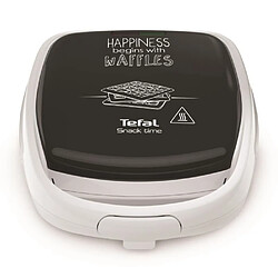 TEFAL SW341112 Snack Time Happiness Croque gaufre, Jeux de plaque inclus, Indicateur lumineux, Loquet poignée, Rangement vertic