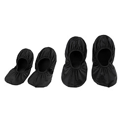 Couvre avec Sangle Élastique Chaussette Couvrante 2 Paires Couvre avec Sangle Élastique ,Chaussettes Couvrantes élastiques Pour Chaussettes De Bowling Antidérapantes