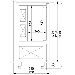 Cellule de Refroidissement - 7 GN 1/1 - Combisteel