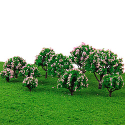 Acheter Modèle Arbre,Railroad Scenery,Les arbres du modèle avec fleur rose