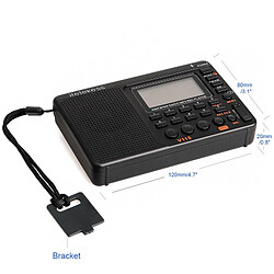 Avis Universal Radios portatives, radios à bande complète, magnétoscopes, FM, AM, support de lecture MP3, prise TF 3,5 mm, entrée auxiliaire, rétroéclairage à cristaux liquides réglable