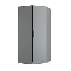 Avis Inside 75 Composition armoire lit escamotable SMART-V2 gris mat Couchage 140 x 200 cm armoire 2 portes + angle