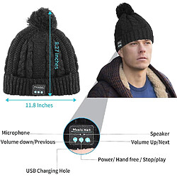 Acheter Universal YH Bluetooth Boney sans fil Bluetooth Hat Hat En haut-parleur beanie