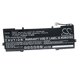 vhbw Batterie remplacement pour HP KB06079XL, KB06XL, TPN-Q179 pour laptop (6750mAh, 11.55V, Li-polymère)