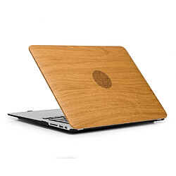 Acheter Etui en PU revêtue de bois couleur marron pour votre Macbook Pro 13.3