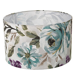 Écran de lampe Alexandra House Living Multicouleur Textile Floral 40 x 25 x 40 cm 