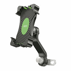 XO C118 Moto - Scooter - Support Quad pour Smartphone avec rotation et réglage de l'angle Noir