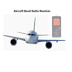 Universal Radio FM/AM/AIR multibande Avion avec récepteur radio, écran LCD noir, bouton de verrouillage pas cher