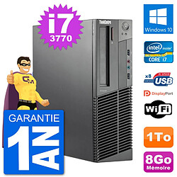 PC Lenovo M92p SFF Intel i7-3770 RAM 8Go Disque Dur 1To Windows 10 Wifi · Occasion 