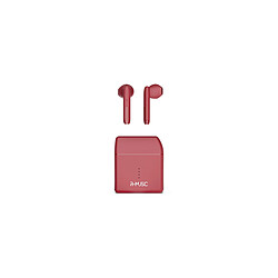 R-MUSIC - Ecouteurs Sans Fil Bluetooth MIRA pour "HUAWEI Ascend P8 Lite" (ROUGE)