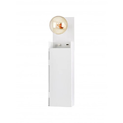 Markslojd Applique murale COMBO blanche 1 ampoule Diamètre en Cm : 16 Profondeur en Cm : 13 Hauteur en Cm : 62,5 Poids en Kilos : 3 Matériau : Métal Matériau de l'abat jour :  Coloris : Blanc Coloris du câble