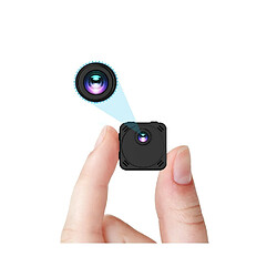 Mini caméra de surveillance infrarouge intelligente sans fil vision 170° 4K HD 1080P WIFI et DV, jour/nuit + Micro SD 128GO