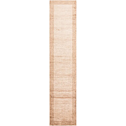 Vidal Tapis de couloir en laine 396x81 brun Darya 