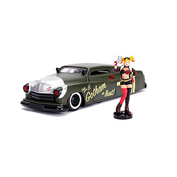 Jada Toys DC Bombshells - Réplique métal Hollywood Rides 1/24 Mercury 1951 avec figurine Harley Quinn 