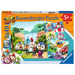 Ravensburger - Puzzles 3x49 pièces - Emotions fortes en équipe / Top Wing 