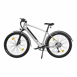 Vélo électrique ADO DECE 300C - Moteur 250W Batterie 36V10.4Ah Assisté Autonomie 90KM Freins à Disque Hydrauliques - Argenté