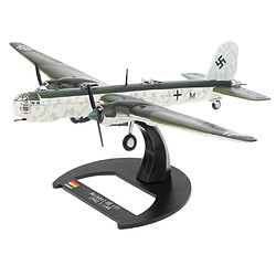 Modèle char avion combat Jouet à Doigt Miniature 1/144 Modèle de Hélicoptère Allemagne Heinkel Il 177 1942 Moulé Sous Pression Armée Réservoir Modèle Jouet