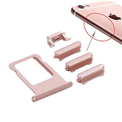 Wewoo Or rose pour le plateau de carte de iPhone 6s pièce détachée