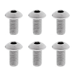 Boulons de rotor de frein à disque 6 Pcs M5x10mm Vis en Acier Vélo Frein à Disque Rotor Boulons Vis de Rotor de Disque de Vélo