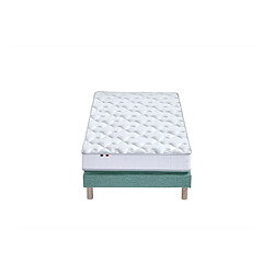 Acheter Idliterie Ensemble Matelas Mousse Haute Résilience ESSENCE + Latex 3 zones +Sommier - Made in France