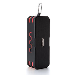 Wewoo Enceinte Bluetooth Haut-parleur multifonction F4 avec microphoneprise en charge du téléphone répondeur mains libresradio FM et carte Micro SD rouge pas cher