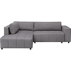 Palozi Sofa Canapé d'angle convertible tissu 3 places - Capucine - Gris