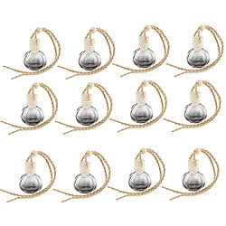 12pcs 10ml bouteille de parfum vide voiture suspendu pendentif décoration citrouille bouteille de parfum