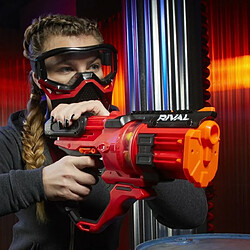 Avis Ludendo Nerf Rival Roundhouse XX-1500 rouge et billes en mousse Nerf Rival Officielles