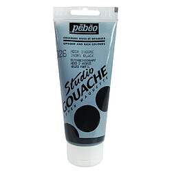 Pébéo Peinture Gouache 1 Tube de 100 ml Noir Ivoire