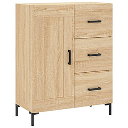 Maison Chic Buffet,Meuble de Rangement,commode pour salon,Cuisine chêne sonoma 69,5x34x90 cm bois d'ingénierie -MN28437