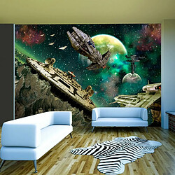 Paris Prix Papier Peint Flotte Spatiale 175 x 250 cm 