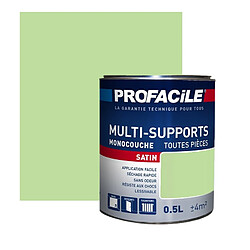 Peinture intérieure multi-supports, PROFACILE-0.5 litre-Vert Lime