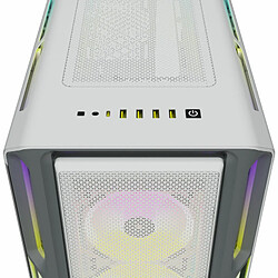 Boîtier ATX semi-tour Corsair iCUE 5000T RGB Blanc Noir