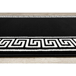 RUGSX TAPIS DE COULOIR BCF MORAD Grek grec noir 70 cm 70x590 cm pas cher