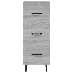 Acheter vidaXL Buffet Sonoma gris 34,5x34x90 cm Bois d'ingénierie