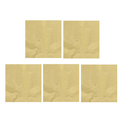 Dorure à 5 feuilles d'or pour l'artisanat d'art décoration or 9x9cm