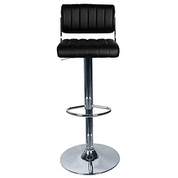 Acheter Rendez Vous Deco Chaise de bar Houston noire 61/83 cm (lot de 2)