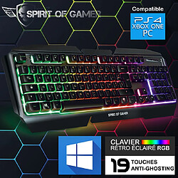 Pack Gamer CHEATER EVO Clavier Souris Casque Tapis LED RGB