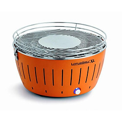 LOTUSGRILL Barbecue de table Grill au Charbon Modèle XL 43.5 Cm Mandarine