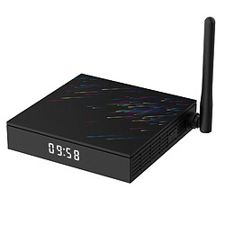 Box Android TV 4K Smart Quad Core 4GB+32GB avec Multi-langue et Wi-Fi Dual Band YONIS