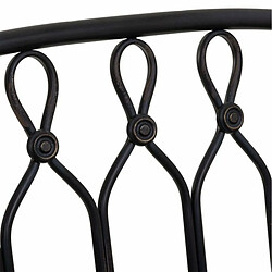 Acheter Banc Alexandra House Living Noir Métal 56 x 98 x 118 cm